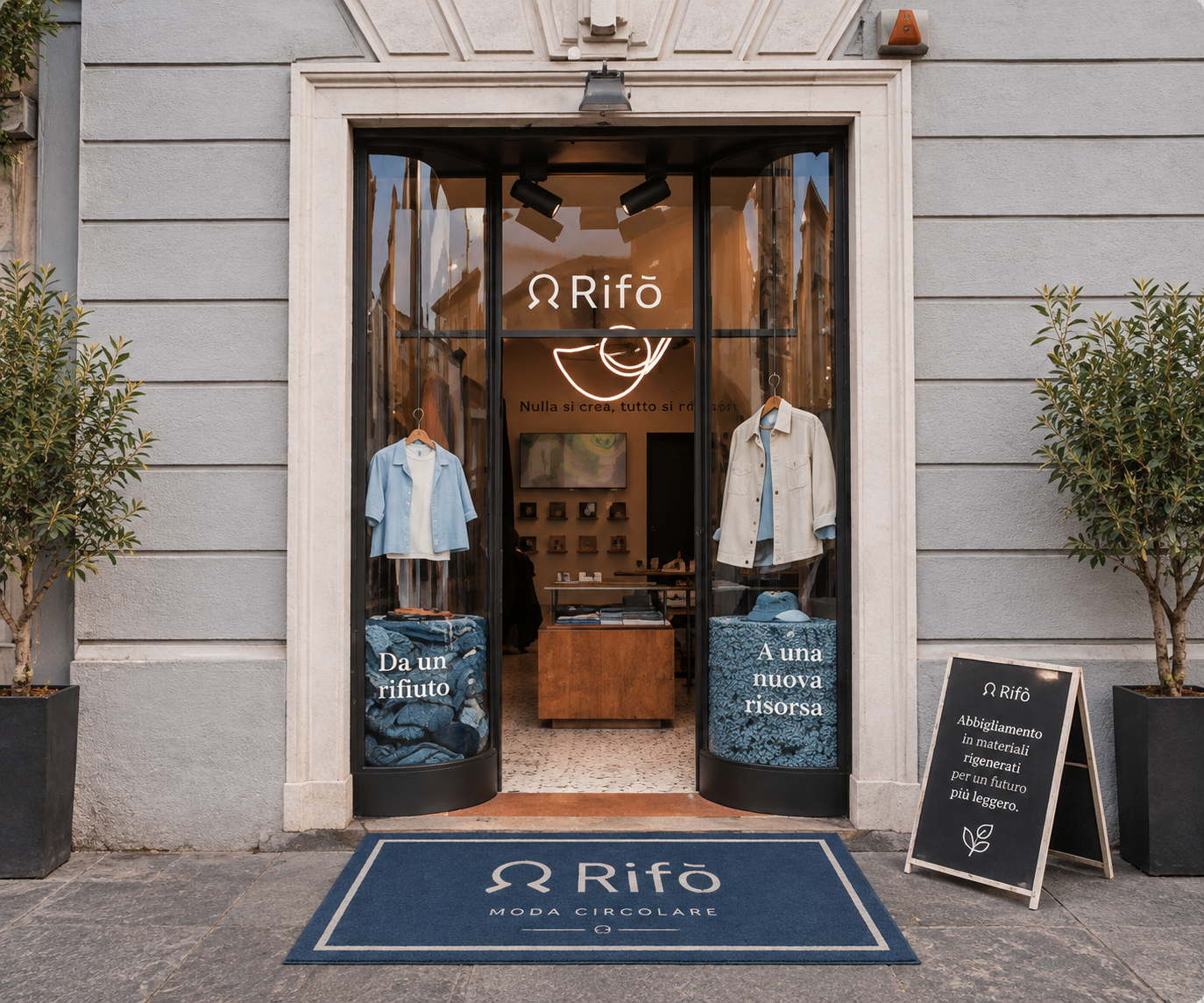 Tappeto personalizzato per negozio