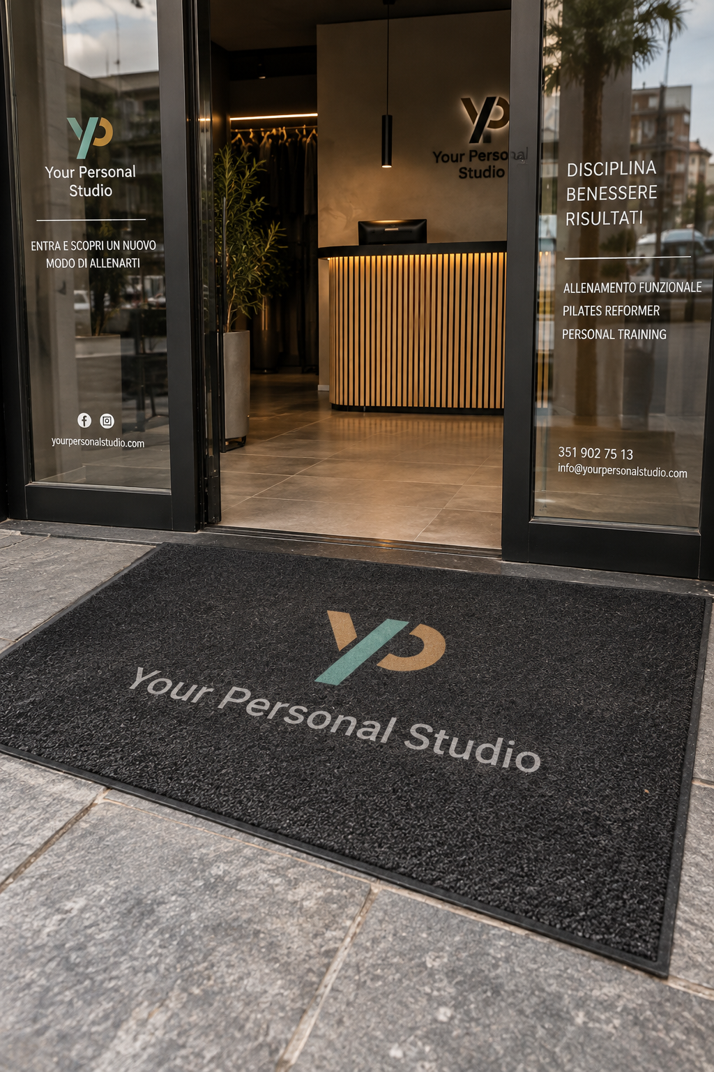 Tappeto personalizzato per palestra