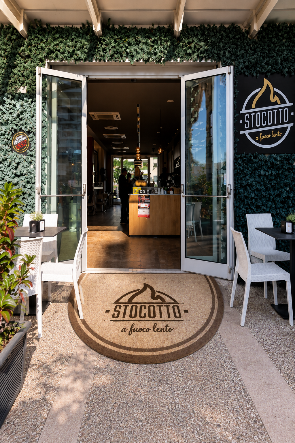 Tappeto personalizzato per ristorante
